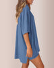 Duniii Oversized Tee & Biker Shorts Lounge Set