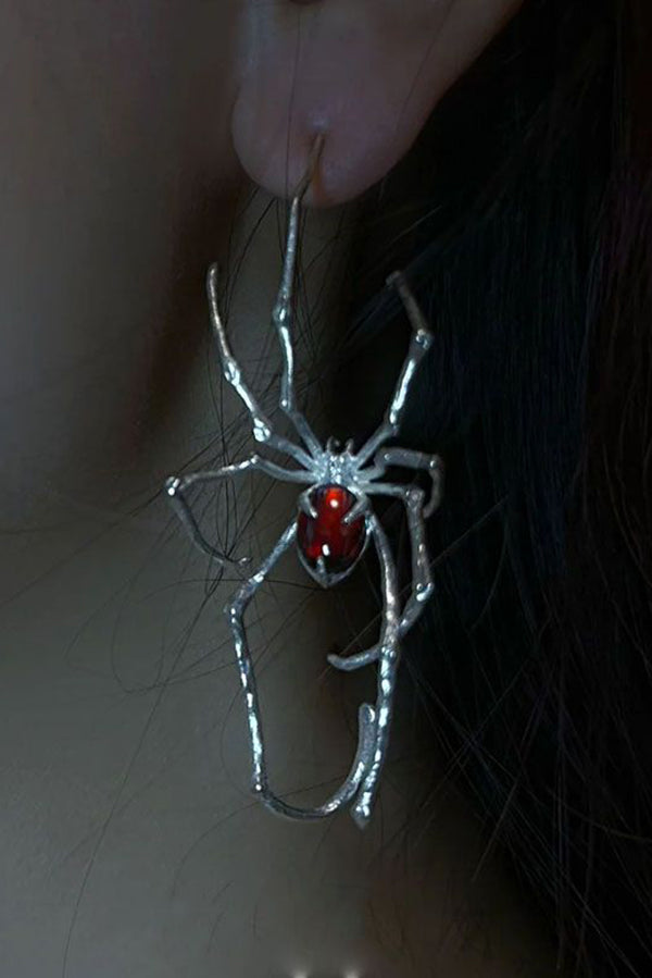 Halloween Spider Earrings – Punk Style Statement Studs