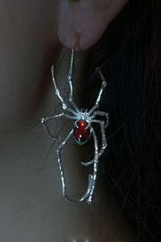 Halloween Spider Earrings – Punk Style Statement Studs