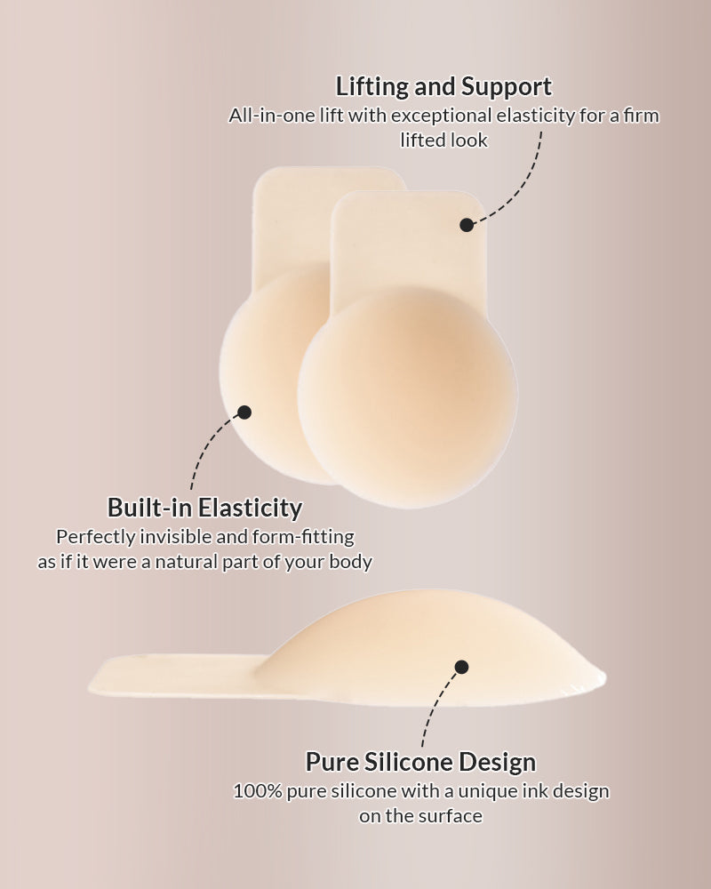 Invisible Lift Nipple Covers for Backless Dresses