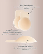 Invisible Lift Nipple Covers for Backless Dresses