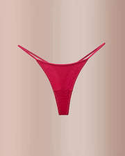 Animal Print Thong Underwear – Ice Silk Thin Strap