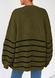 Oversized Cardigan Sweater for Women - Open Front Knit