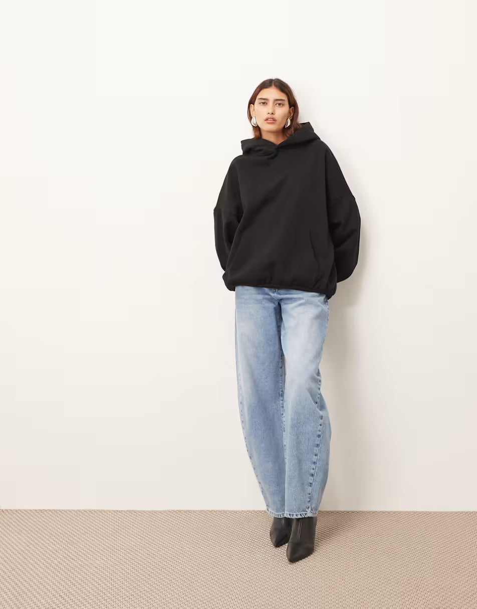 Women's Oversized Fleece Hoodie Casual Pullover Sweatshirt with Pocket