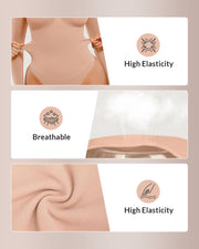 Seamless Long Sleeve Shaping Thong Bodysuit