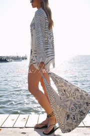 Satin Letter Print Shirt & Shorts Set | Loose Vacation Two-Piece