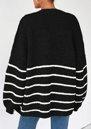 Oversized Cardigan Sweater for Women - Open Front Knit