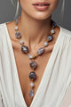 Vintage-Style Irregular Beaded Necklace for Women