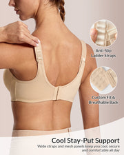 High-Intensity Underwire Sports Bra with Full Coverage