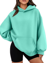 Women's Oversized Fleece Hoodie Casual Pullover Sweatshirt with Pocket