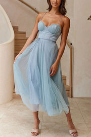 Chiffon Sleeveless Maxi Dress for Parties & Special Occasions