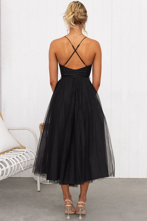 Chiffon Sleeveless Maxi Dress for Parties & Special Occasions