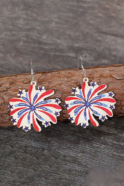 American Flag Earrings for Fourth of July Celebrations