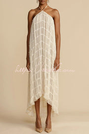 Pleated Tiered Maxi Skirt with Drawstring Waist | Vacation Wear