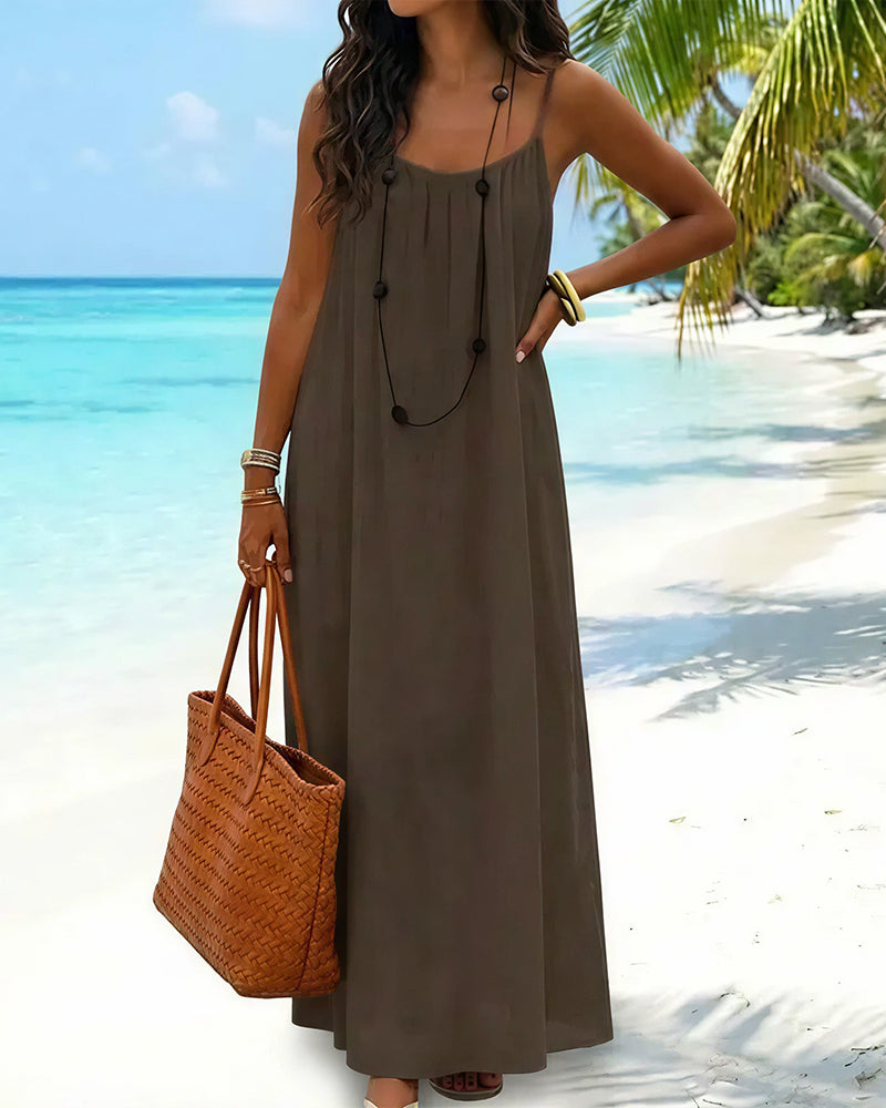Robe caraco dos nu – fines bretelles ajustables et dos ouvert