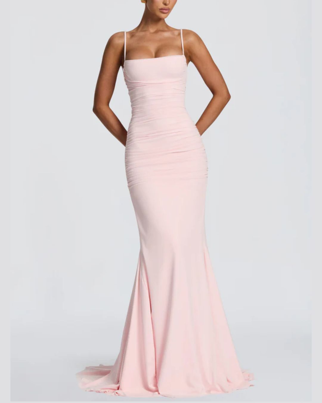 Backless Tie Bodycon Evening Dress