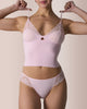 Lace Padded Triangle Cami Set