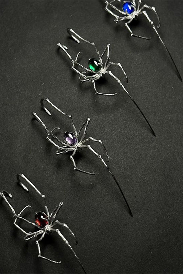 Halloween Spider Earrings – Punk Style Statement Studs