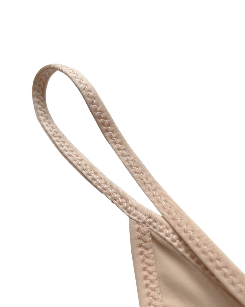 Animal Print Thin Strap Brief