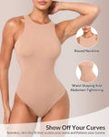 Seamless Crew Neck Sculpting Bodysuit Shapewear