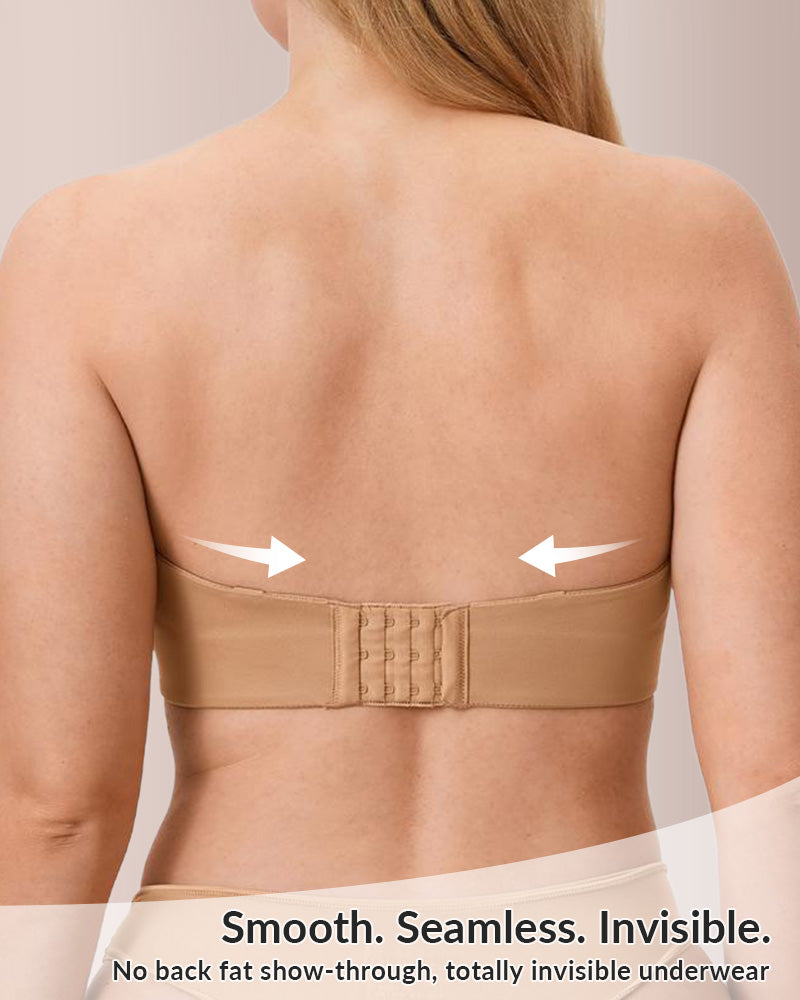 Strapless Minimizer Bra with Convertible Straps