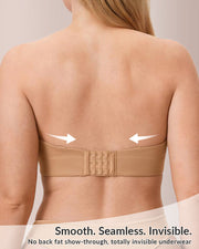 Strapless Minimizer Bra with Convertible Straps