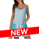 Striped Lake Blue