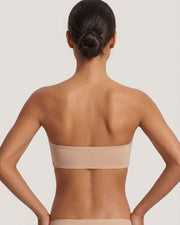 Double Front-Closure Strapless Bra