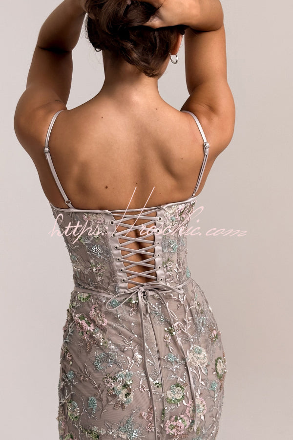 Backless Halter Maxi Dress – Sleeveless Slim-Fit Party Gown