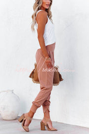 Women's Loose Fit Pocketed Joggers – Ankle Length