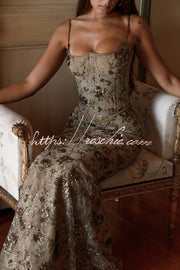 Backless Halter Maxi Dress – Sleeveless Slim-Fit Party Gown