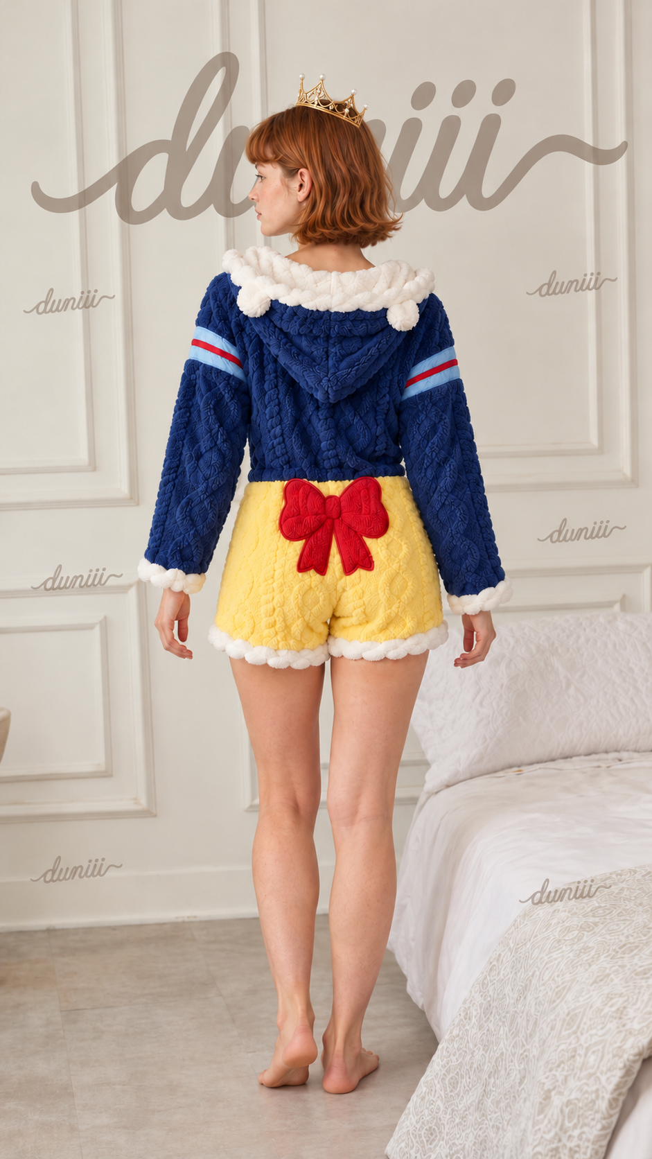 DUNIII Original | Snow White Princess Collection Plush Onesie Pajamas
