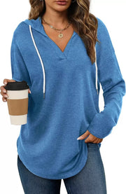 Women's Plaid Hoodie Tunic – Oversized Pullover Sweatshirt