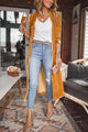 Abrigo estilo kimono de terciopelo – Chaqueta de fiesta holgada hasta la pantorrilla
