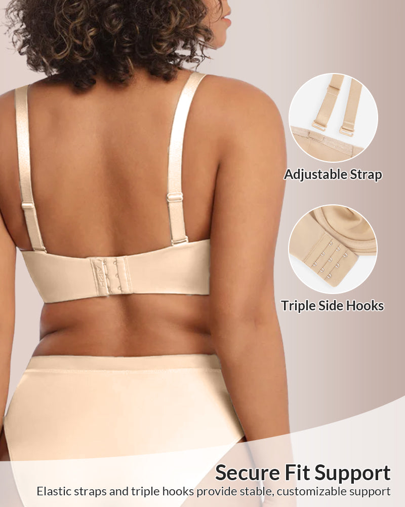 Strapless Bra for Big Bust – Full Coverage Plus Size
