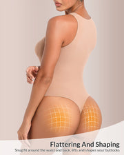 Seamless Crew Neck Sculpting Bodysuit Shapewear