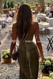Body corset en dentelle avec col en cœur et dos lacé