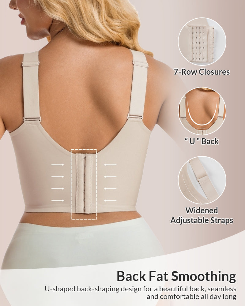 Curvvvy® Ultimate Back Smoothing Plus Size Bra With Wide Straps