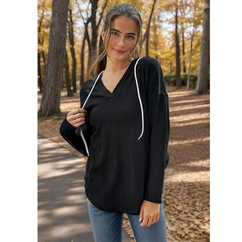 Women's Plaid Hoodie Tunic – Oversized Pullover Sweatshirt