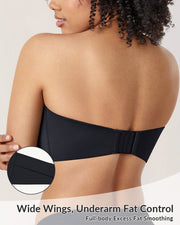 Strapless Minimizer Bra with Convertible Straps