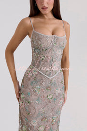 Backless Halter Maxi Dress – Sleeveless Slim-Fit Party Gown