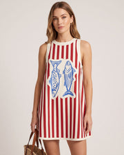 Summer Printed Sleeveless Beach Dress