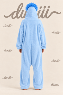 Duniii Monster Character Onesie with Contrast Pocket