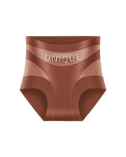 High-Waisted Seamless Ice Silk Shaping Briefs (6 Pack)