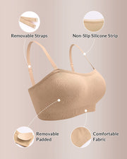 6-in-1 Convertible Push-Up Strapless Bra