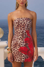 Sequin Strapless Mini Dress | Vacation Party Dress