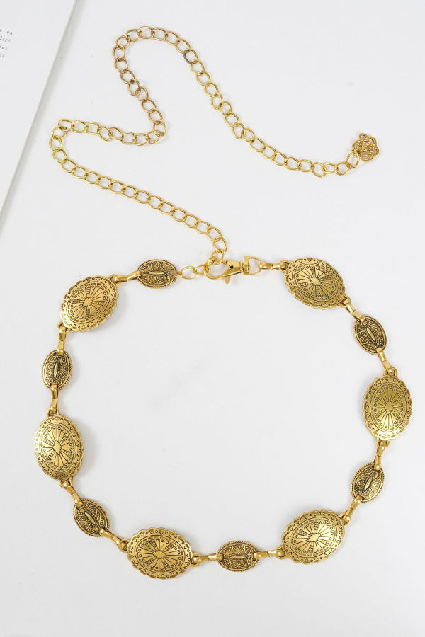 Bohemian Metal Waist Chain – Gold Body Jewelry