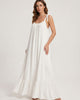 Ruched U-Neck Cami Maxi Dress