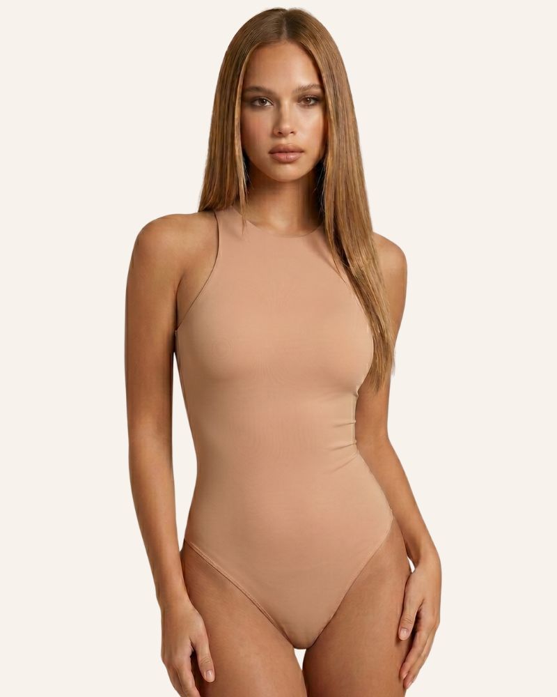 Seamless Crew Neck Sculpting Bodysuit Shapewear