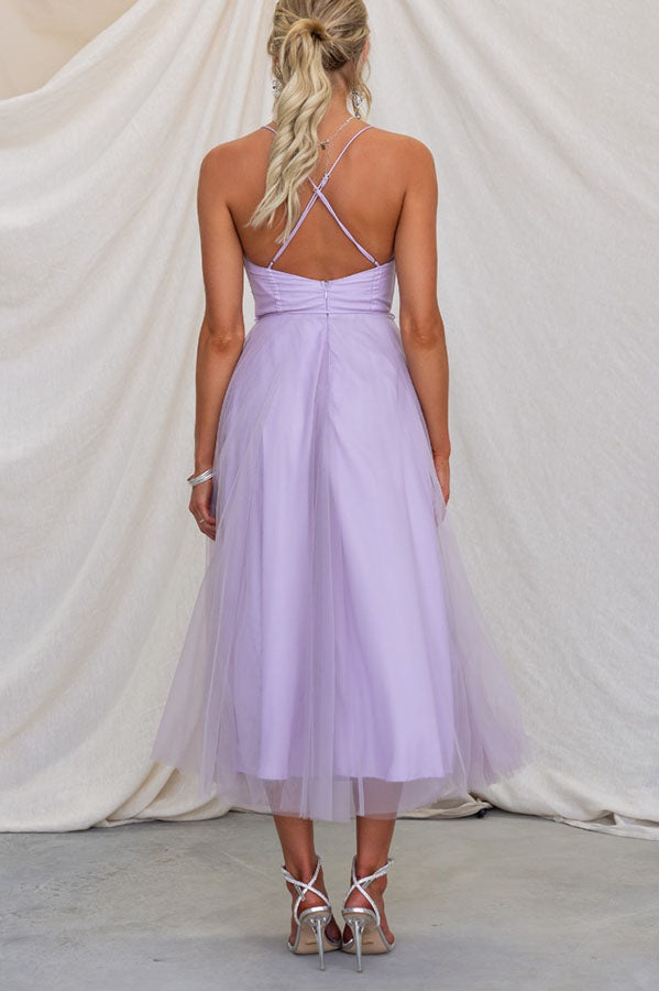 Chiffon Sleeveless Maxi Dress for Parties & Special Occasions